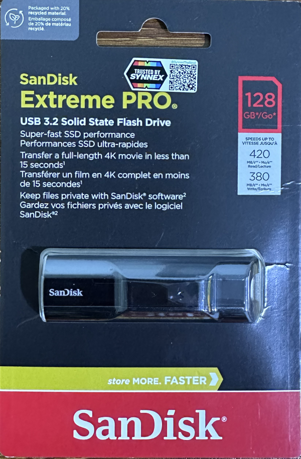 SanDisk Extreme Pro USB 3.2 128GB